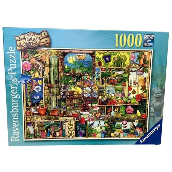 Ravensburger No 3 Curious Cupboards 1000 Piece Softclic Technology Jigsaw Puzzle - Picture 1 of 4